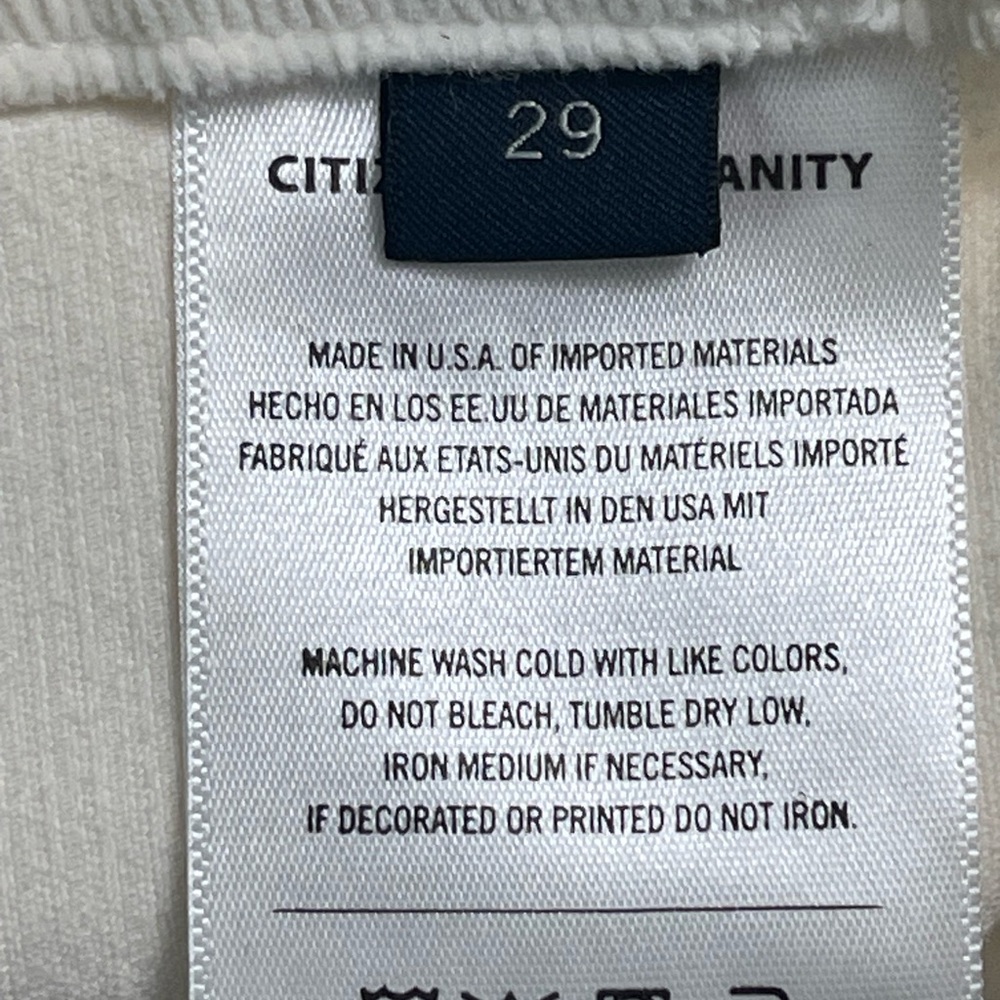 Citizens of Humanity Agni Utility Pant, Cream Sz 29 - Picture 8 of 9